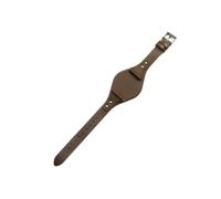 LANAPPTLTG Armband passend for Fossil ES4113 ES3625 ES3616 ES3838 ES4114 Damen-Serie 18 mm Lederarmband(Coffee,18mm Silver-K1)