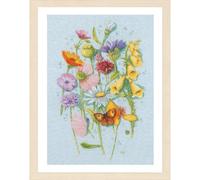 Lanarte Kreuzstich Stickpackung Eine Blüte von jeder Sorte, Marjolein Bastin Zählmuster