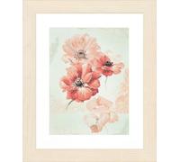 Lanarte Kreuzstich Stickpackungen Gezählter Kreuzstichbilder Set ANEMONE Wanddekoration Handarbeit Set für Erwachsene 39 x 49 cm DIY Deko Bastelset Handwerker Kreative Geschenkset