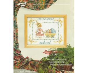 Lanarte - Lanarte Stickpackung - Bild 20x15cm - Geburt - gezählter Kreuzstich