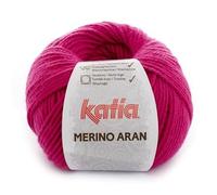 Lanas Katia Merino Aran Strickgarn, Fuchsia, Cod. 52