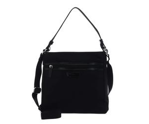 LANCASTER Basic Verni Shoulder Bag Noir