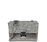 Lancaster Gena Glitter Velvet Umhängetasche Silber