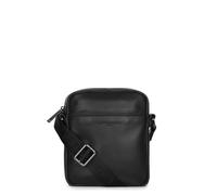 LANCASTER Homme MIni Soft Vintage Zipped Bag Noir