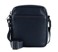 LANCASTER Homme MIni Soft Vintage Zipped Bag Bleuf Camel