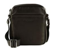 LANCASTER Homme MIni Soft Vintage Zipped Bag Marron