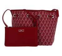 LANCASTER Ikon Bucket Bag Carmin