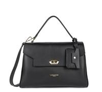 LANCASTER | Mademoiselle Grace - Große Schultertasche aus Rindsleder, Vollnarben, Schwarz