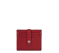 Lancaster | Paris PM Kartenhalter, Rindsleder, glatt, karminfarben