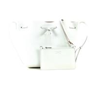 LANCASTER Pur Saffiano Bucket Bag Blanc In Poudre