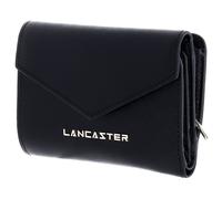 LANCASTER Saffiano Signature Flap Wallet Noir
