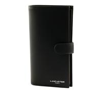 LANCASTER Smooth Checkbook Holder Noir