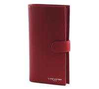 LANCASTER Smooth Checkbook Holder Rouge