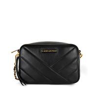 Lancaster Soft Matelassé Umhängetasche schwarz, Leder, Damen