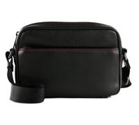 LANCASTER Soft Vintage Homme Crossbody Bag Noir Rouge