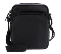 LANCASTER Soft Vintage Homme Zipped Bag S Noir Bleu