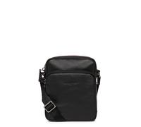 Lancaster Soft Vintage Homme Zipped Bag S Noir Rouge