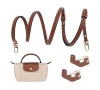 Landrain 0,9 CM Breit Einstellbarer Schultergurt für Longchamp Tasche Damen, Leder Schulterriemen für Taschen