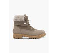 Landrover Schnürboots Taupe, Damen, Größe: 36, Material: Leder/Textil