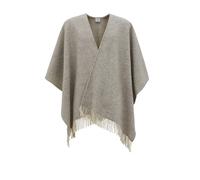 Lanerossi Wollponcho "Kim" in Grau - (L)130 x (B)180 cm - 64% | Damenjacken