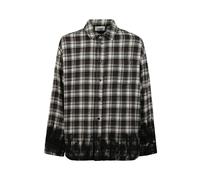 Laneus - Oversize Karom Flanellhemd - - Shirts - Herren - Schwarzk - L