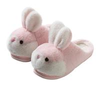 LANFIRE Damen Tier Kaninchen Hausschuhe weiche warme Winter Hausschuhe Haushalts Plüsch Baumwoll schuhe (Pink, Erwachsene, Damen, 40, Numerisch (von U Schuhgrößensystem, 41, Schmal)