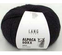 Lang Yarns Alpaca Soxx 6-ply 1087.0004 - schwarz