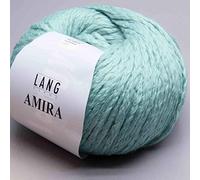 LANG YARNS »Amira« Häkelwolle, (50 Gramm), weiches und voluminöses Maschengarn, ACQUA - 0072
