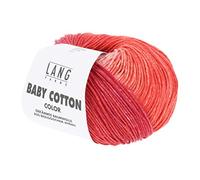 Lang Yarns - Baby Cotton Color 0213 gelb violett türkis 50 g