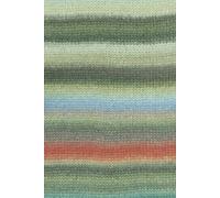 Lang Yarns Cloud 1077.0020 - dunkelgrün/olive/hellblau/rot