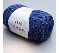 LANG YARNS Donegal - Farbe: Blau (0006) - 50 g / ca. 190 m Wolle