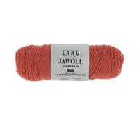 Sockenwolle JAWOLL Superwash von Lang Yarns, Braunorange, aus Schurwolle