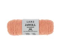 Lang Yarns JAWOLL Sockenwolle 4fach incl. Beilaufgarn Fb.228 hell terracotta