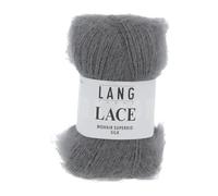 Lang Yarns Lace - 25g Mohair Wolle - Grau Mélange