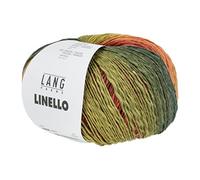 Lang Yarns - Linello Fb. 55 grün rot gelb 100 g