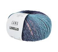 Lang Yarns - Linello Fb. 56 hellblau ocker rosa 100 g