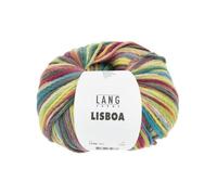 Lang Yarns Lisboa 1156.0007 - rot/dunkelgrün/blau/gelb