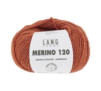 Lang Yarns Merino 120 50 gram nr 559 Roodbruin