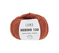 Lang Yarns Merino 120 50 gram nr 559 Roodbruin