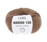 LANG YARNS Merino 120 - Farbe: Camel (0432) - 50 g / ca. 120 m Wolle