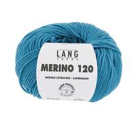 LANG YARNS Merino 120 - Farbe: Violett Dunkel (0424) - 50 g / ca. 120 m Wolle
