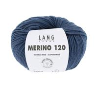 Lang Yarns Merino 120 Superwash 0034 stahlblau