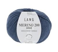 Lang Yarns Merino 200 Bébé 0334 jeans dunkel