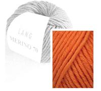 Lang Yarns Merino 70 - 0059 orange