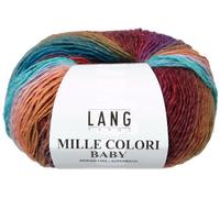 Lang Yarns Mille Colori Baby 053 Gelb/Pink/Grün/Petrol/Lila