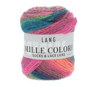 LANGYARNS - MILLE COLORI SOCKS & LACE LUXE - Farbe - BUNT PINK/BLAU