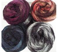 Lang Yarns Mille Colori Socken und Spitze Luxe-80, Wolle/Nylon/Polyester