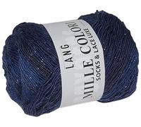 LANGYARNS - MILLE COLORI SOCKS & LACE LUXE - Farbe - MARINE-SILBER