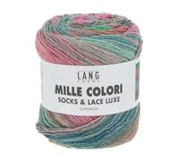 LANGYARNS - MILLE COLORI SOCKS & LACE LUXE - Farbe - PINK/GRÜN/VIOLETT