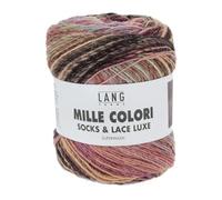 Lang Yarns Mille Colori Socks and LACE Luxe 859.0207 - Bunt dunkel
